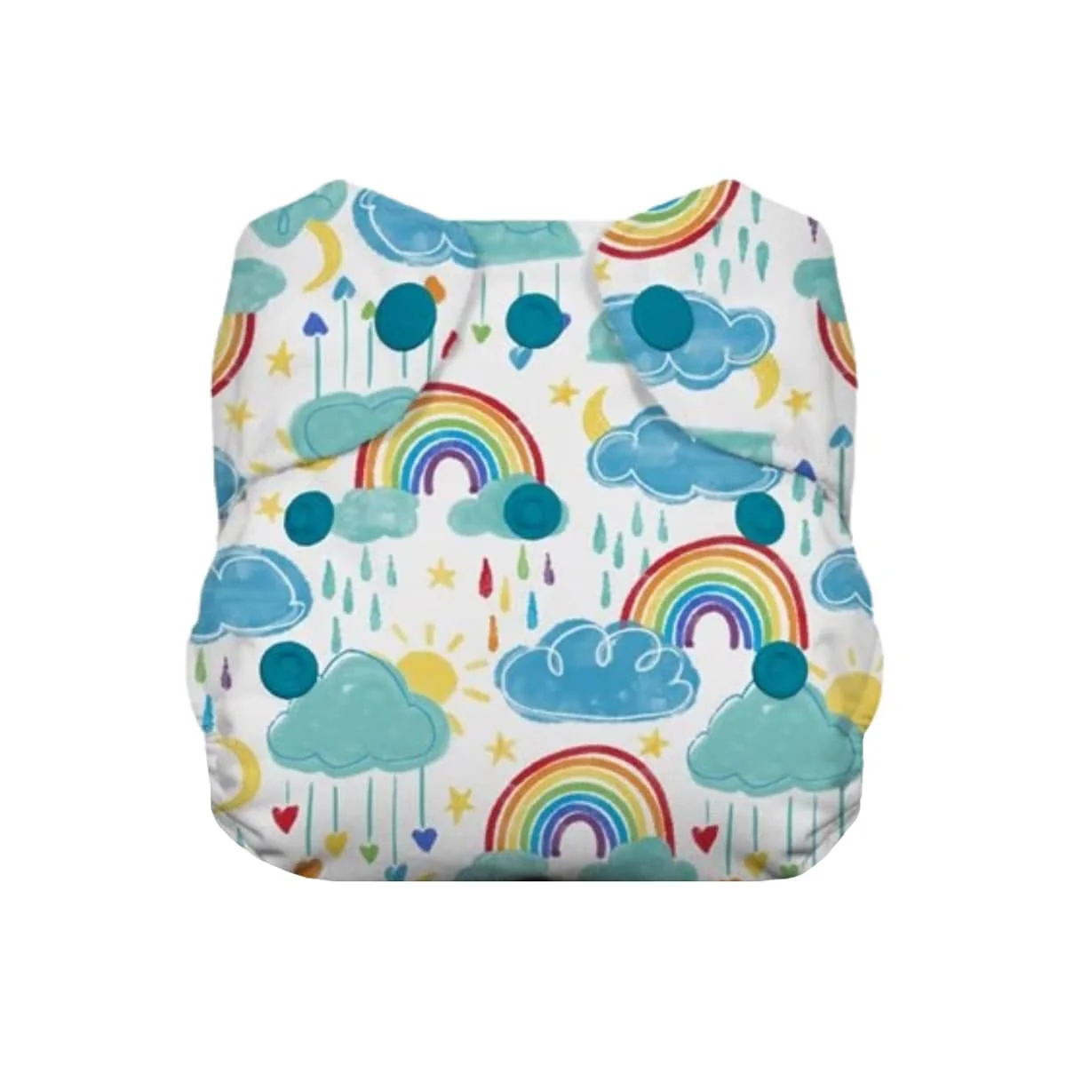Thirsties AIO Newborn Cloth Nappy - Snap - Image 2