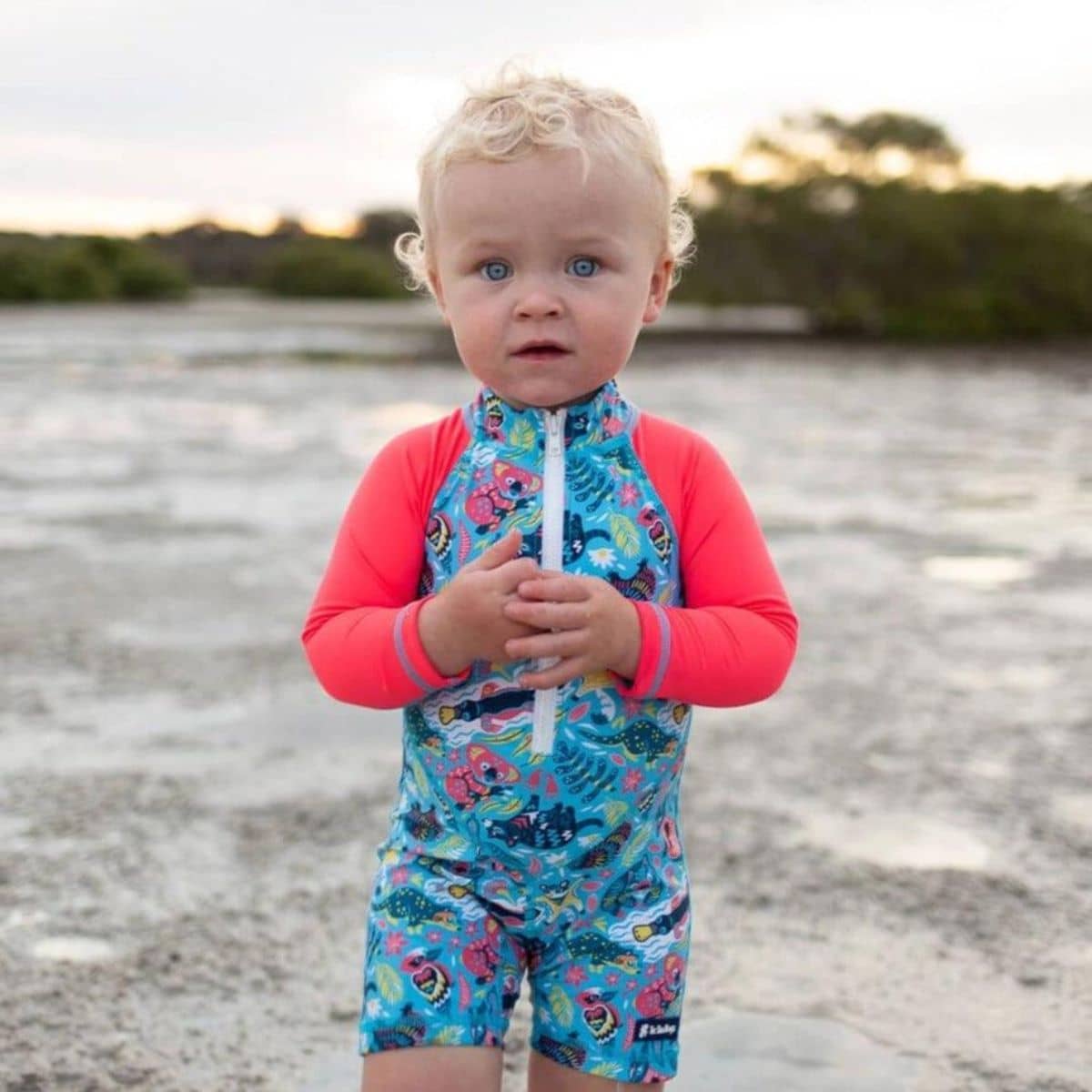 TicTasTogs All-in-One Snap Sunsuit - Bush Wonderland - Image 2