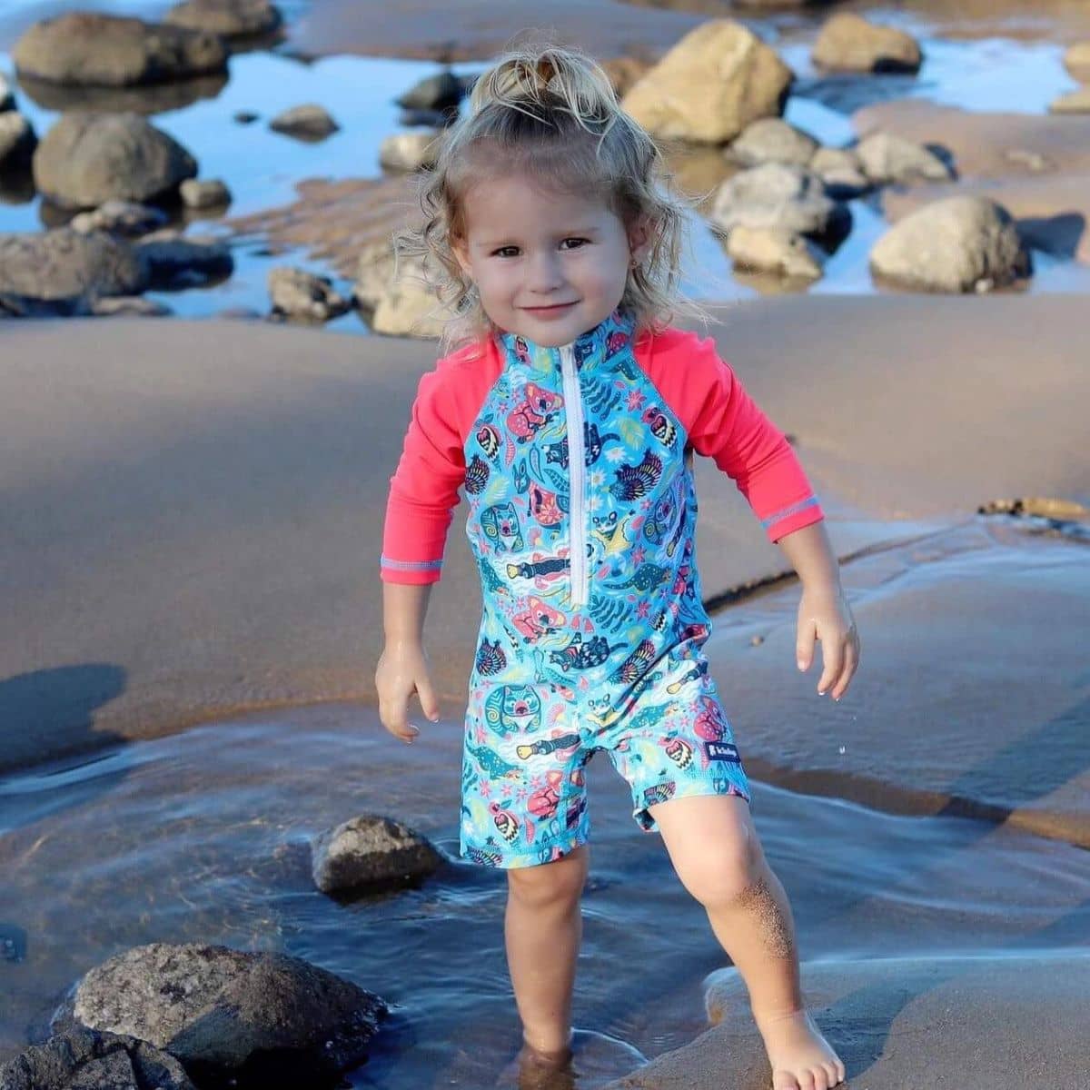TicTasTogs All-in-One Snap Sunsuit - Bush Wonderland - Image 8