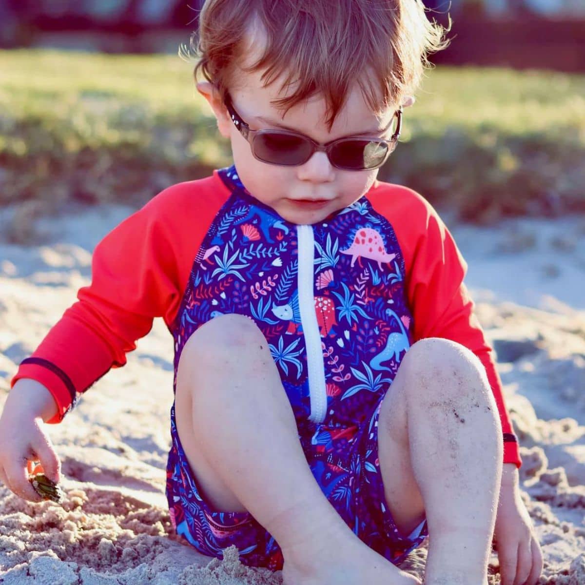 TicTasTogs All-in-One Snap Sunsuit - Dino Adventures - Image 2
