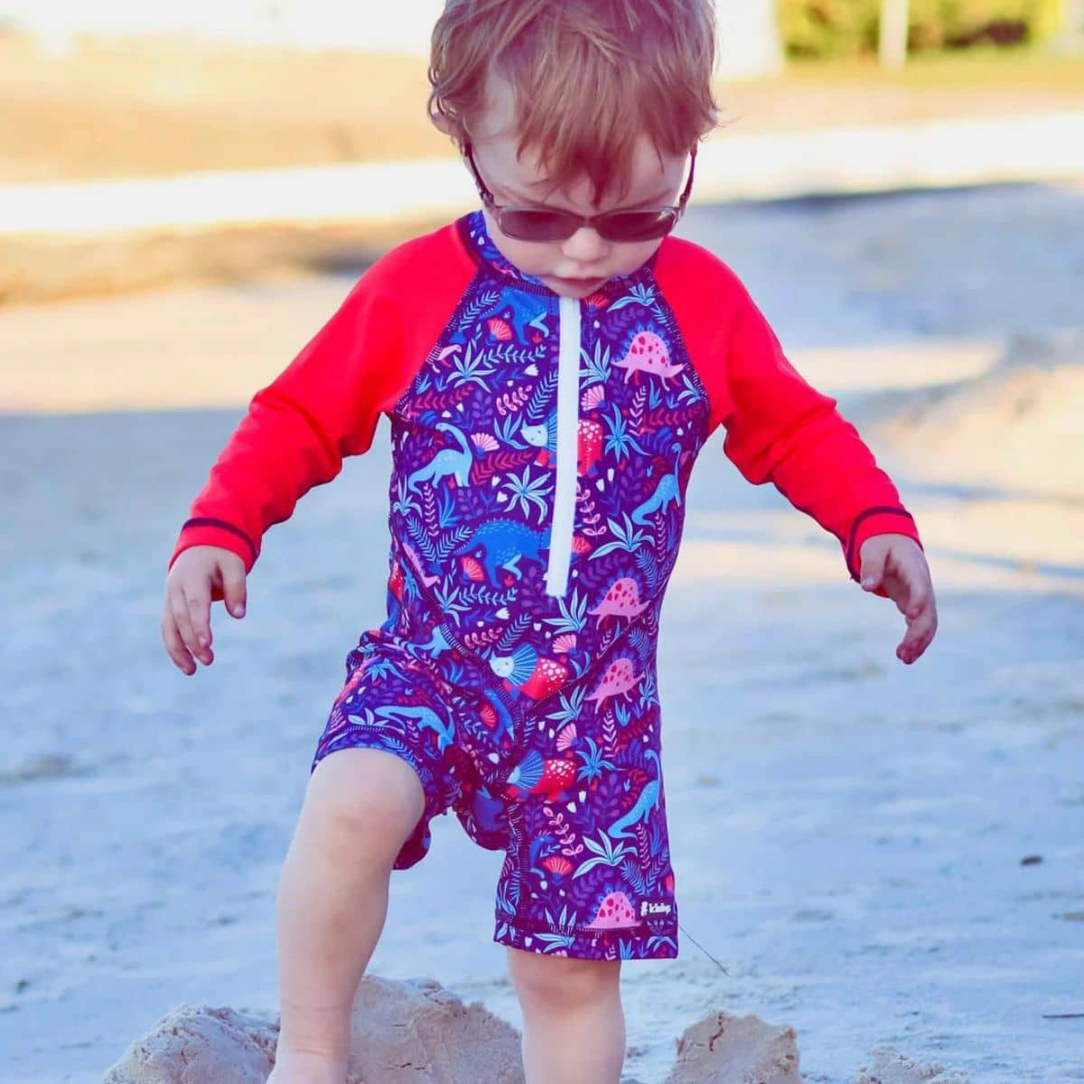 TicTasTogs All-in-One Snap Sunsuit - Dino Adventures - Image 3