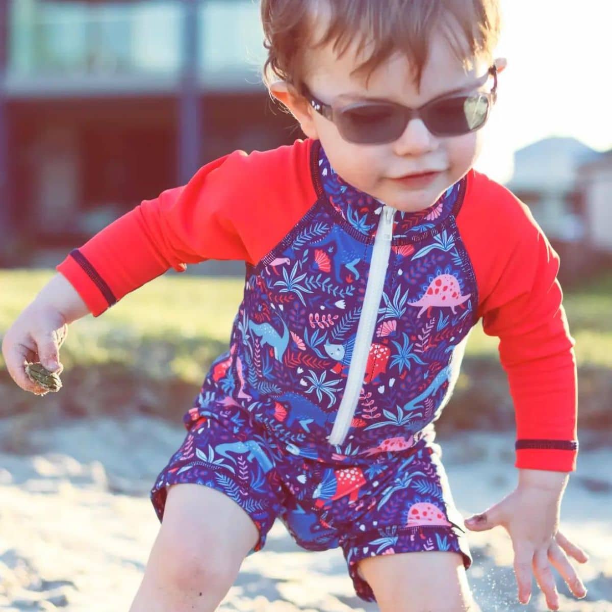 TicTasTogs All-in-One Snap Sunsuit - Dino Adventures - Image 4