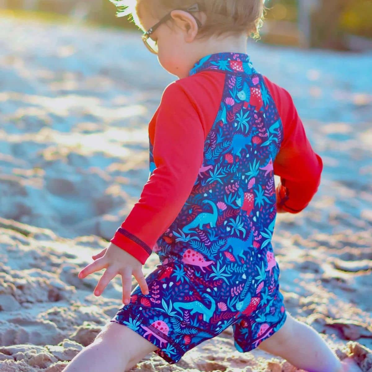 TicTasTogs All-in-One Snap Sunsuit - Dino Adventures - Image 5