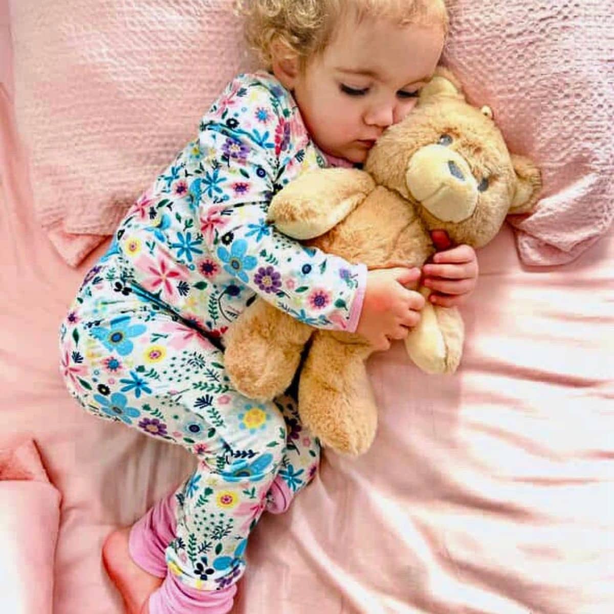 Tuck-in-Time Bamboo Sleep and Play Onesie - Dreamy Meadow - Image 2