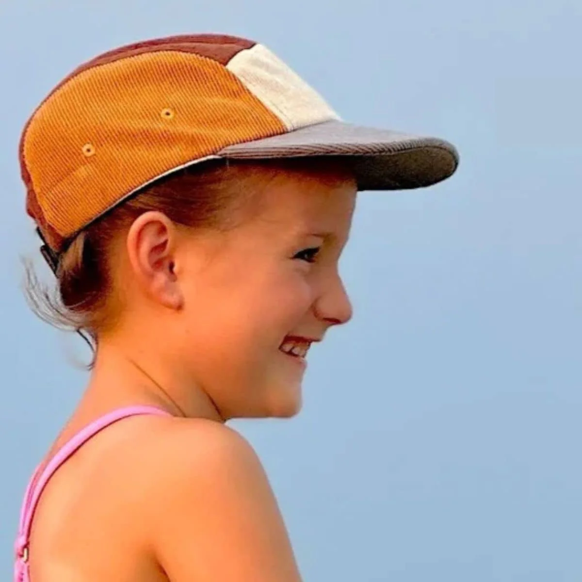 TicTasTogs Five Panel Cord Cap - Dune - Image 4