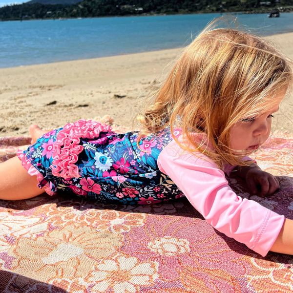 TicTasTogs Nappy Change Swimsuit - Floral Fantasy - Image 2