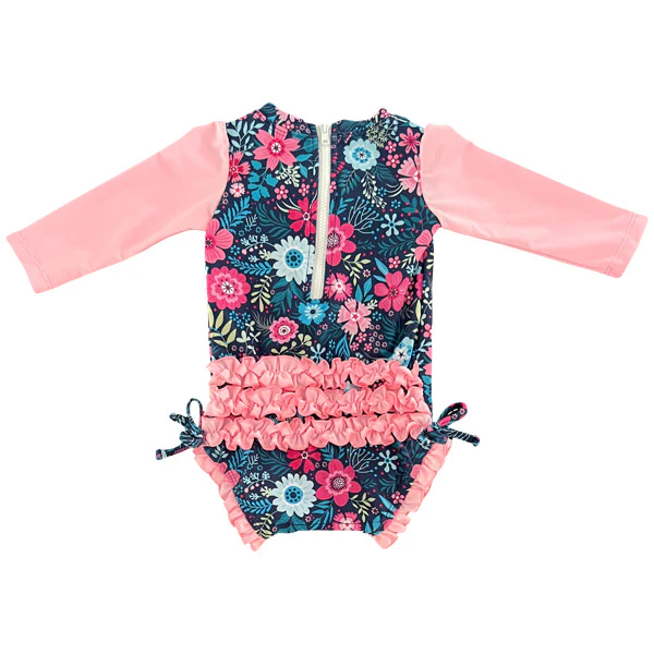 TicTasTogs Nappy Change Swimsuit - Floral Fantasy - Image 4