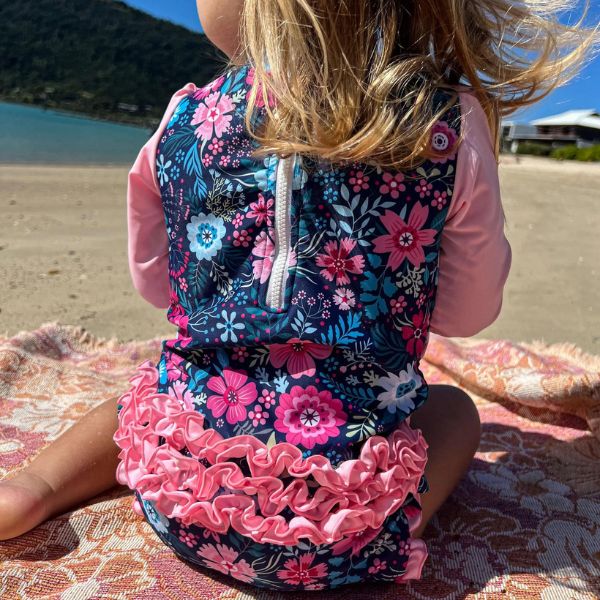 TicTasTogs Nappy Change Swimsuit - Floral Fantasy - Image 5