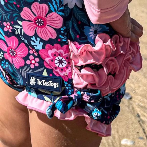 TicTasTogs Nappy Change Swimsuit - Floral Fantasy - Image 6