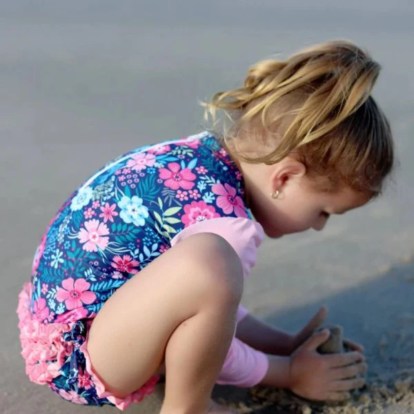 TicTasTogs Nappy Change Swimsuit - Floral Fantasy - Image 8
