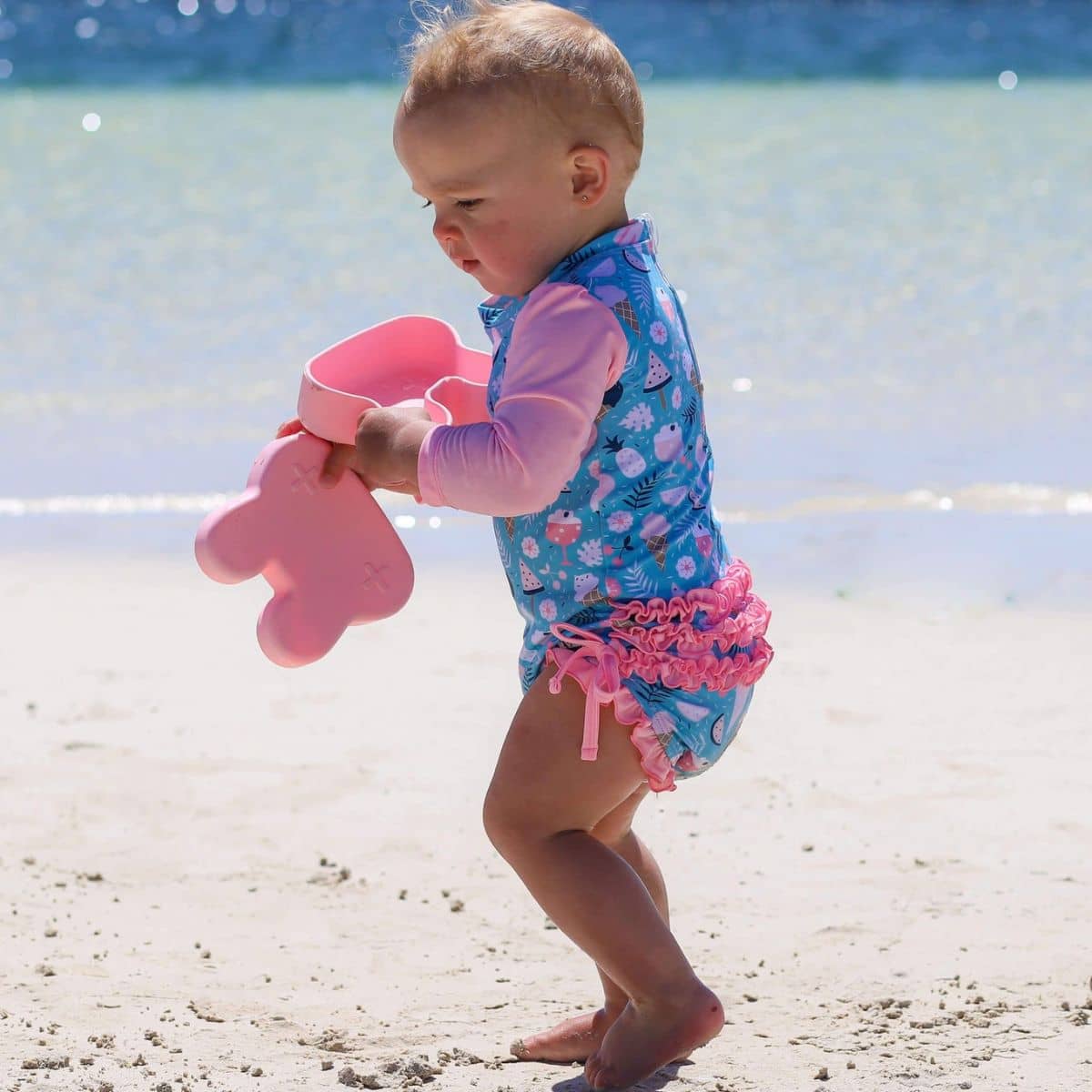 TicTasTogs Nappy Change Swimsuit - Sundae - Image 4
