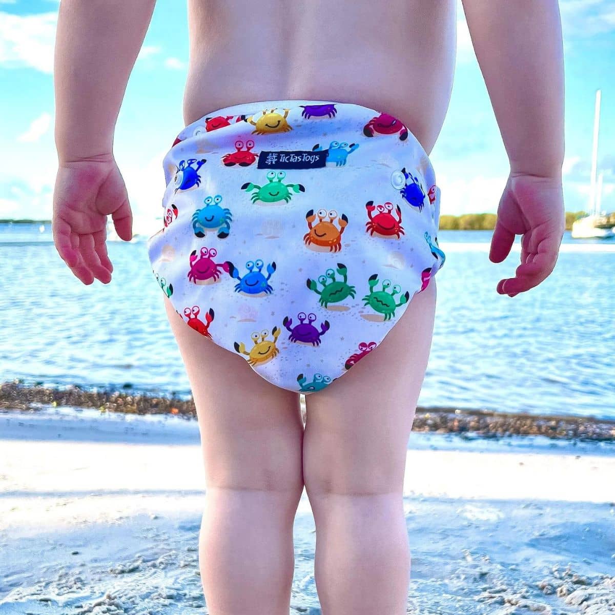 TicTasTogs Reusable Swim Nappy - Print - Image 6