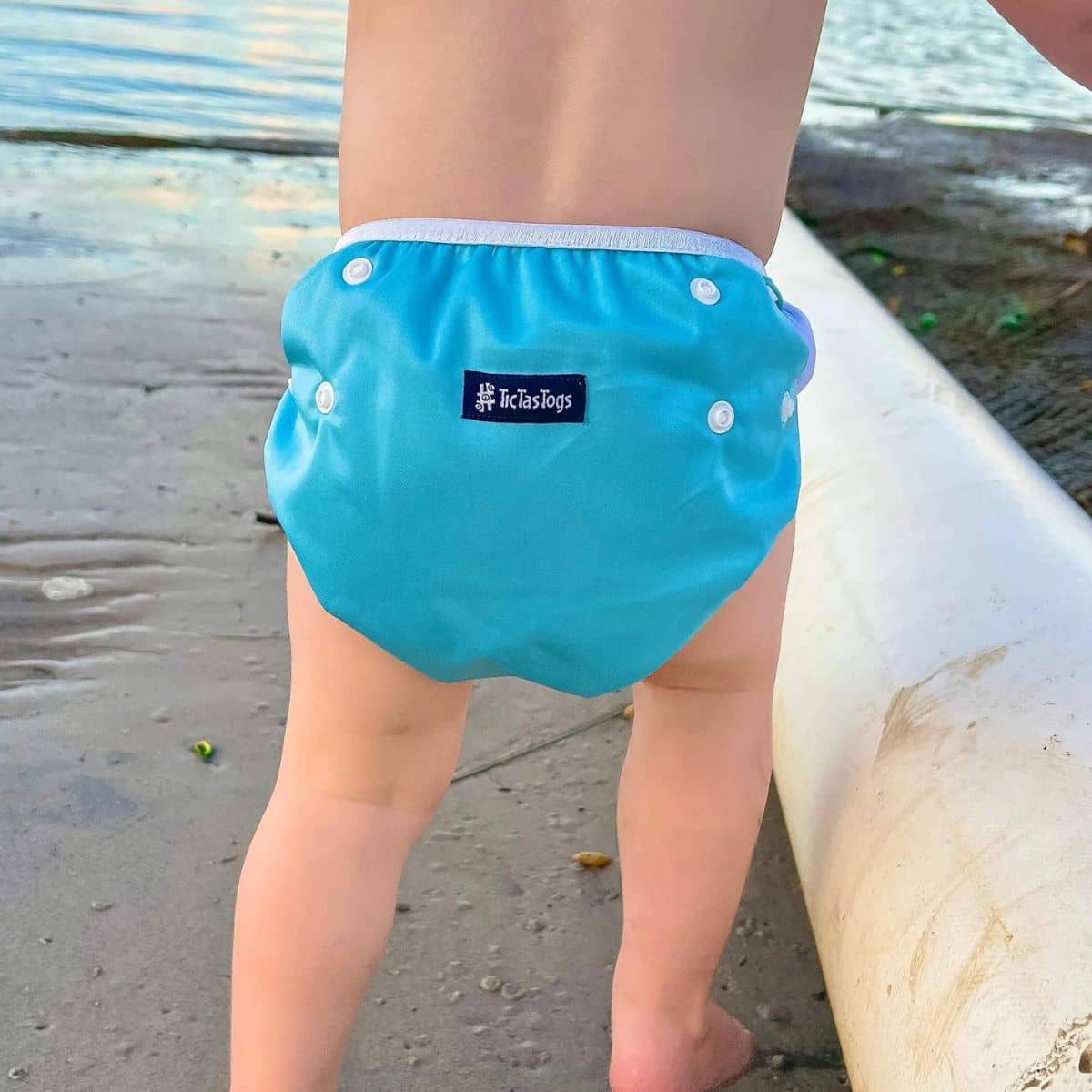 TicTasTogs Reusable Swim Nappy Set - Twin Pack + Wetbag - Image 2