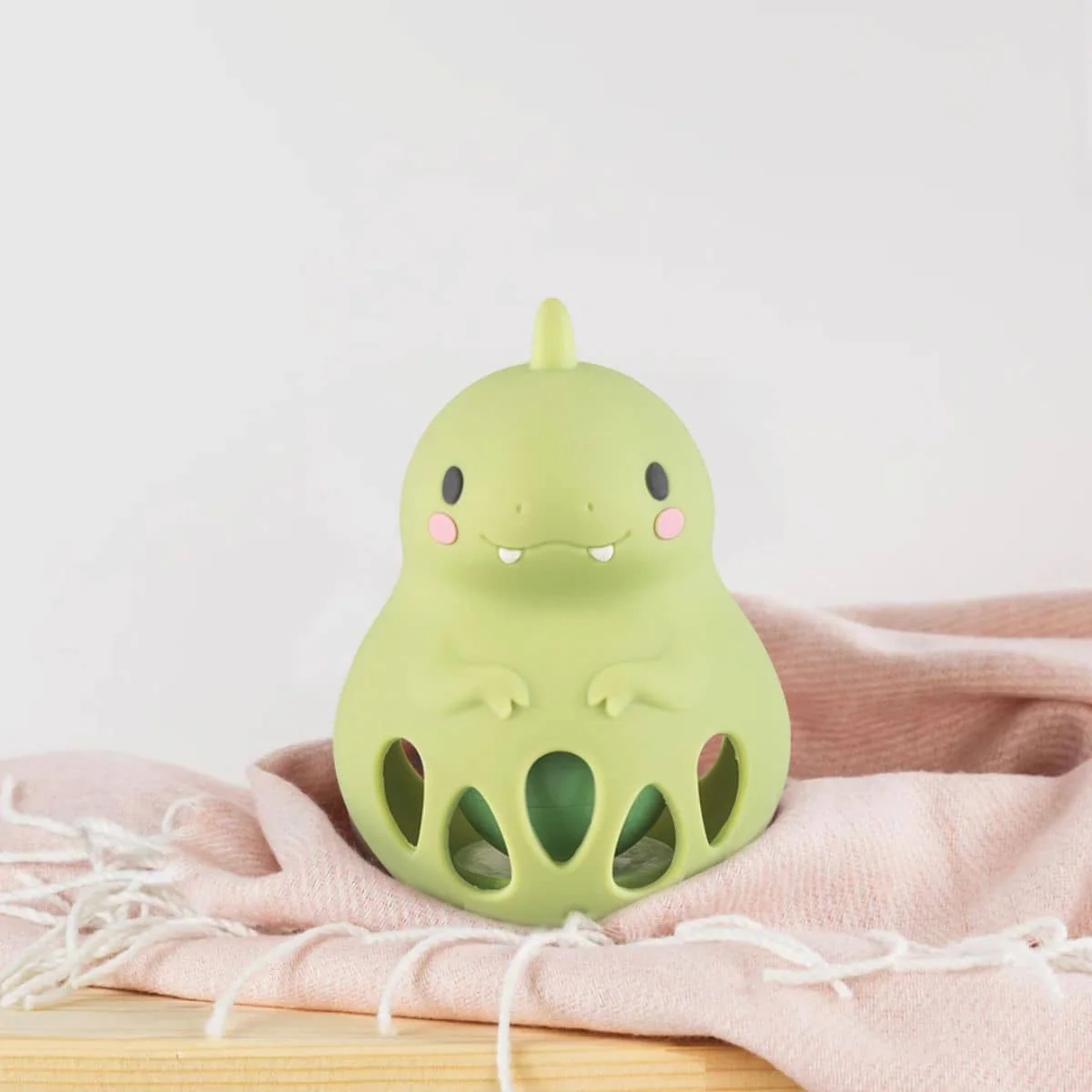 Tiger Tribe Silicone Rattle - Dino - Image 3