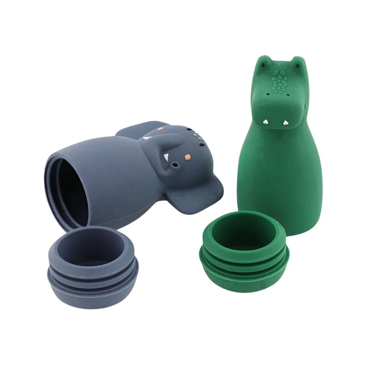 Trixie Bath Toy Squeezy Animals - Mrs. Elephant and Mr Crocodile - Image 4