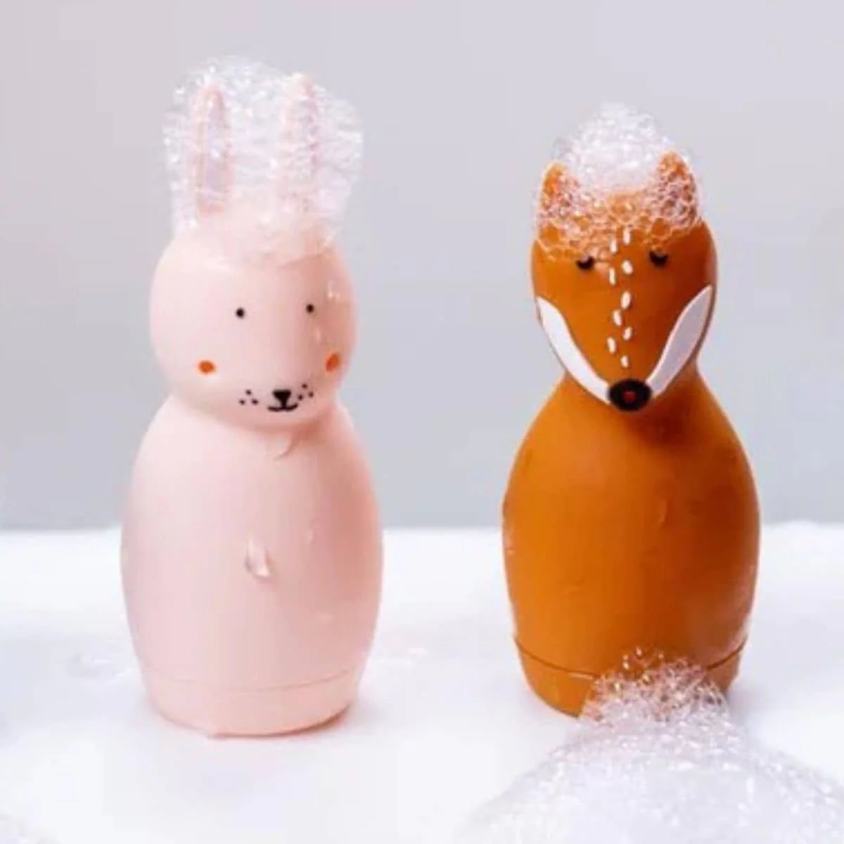 Trixie Bath Toy Squeezy Animals - Mrs. Rabbit and Mr Fox - Image 4