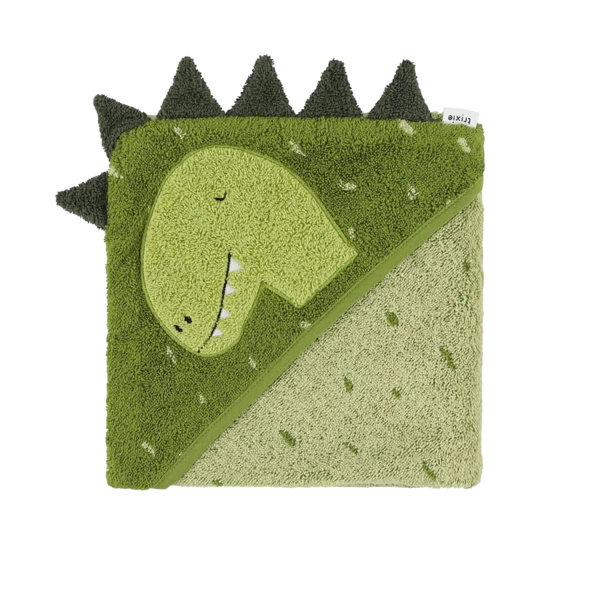 Trixie Organic Hooded Towel - Mr. Dino