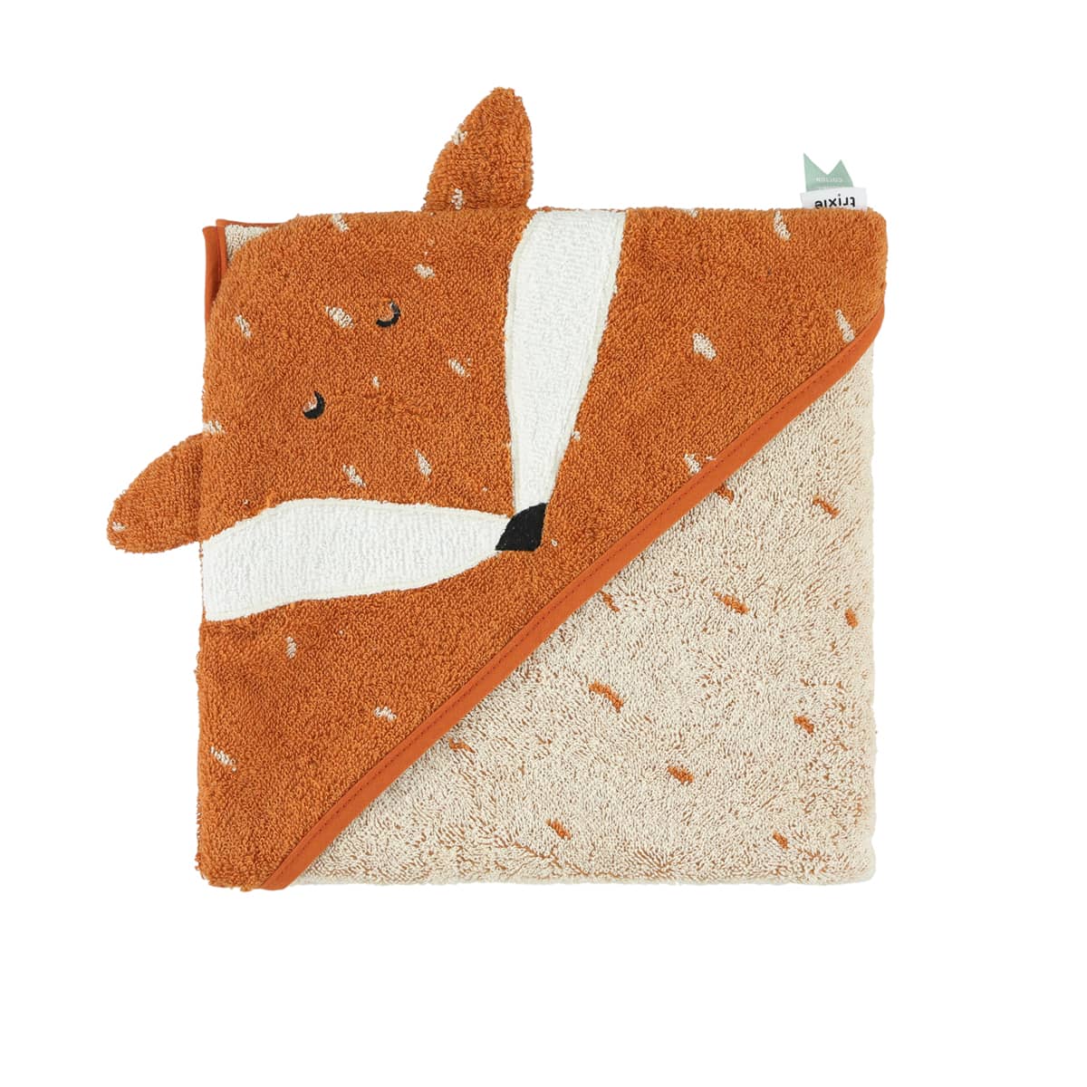 Trixie Organic Hooded Towel - Mr. Fox