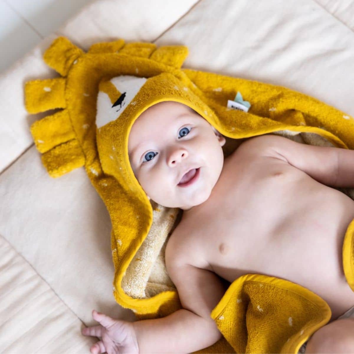 Trixie Organic Hooded Towel - Mr. Lion - Image 2