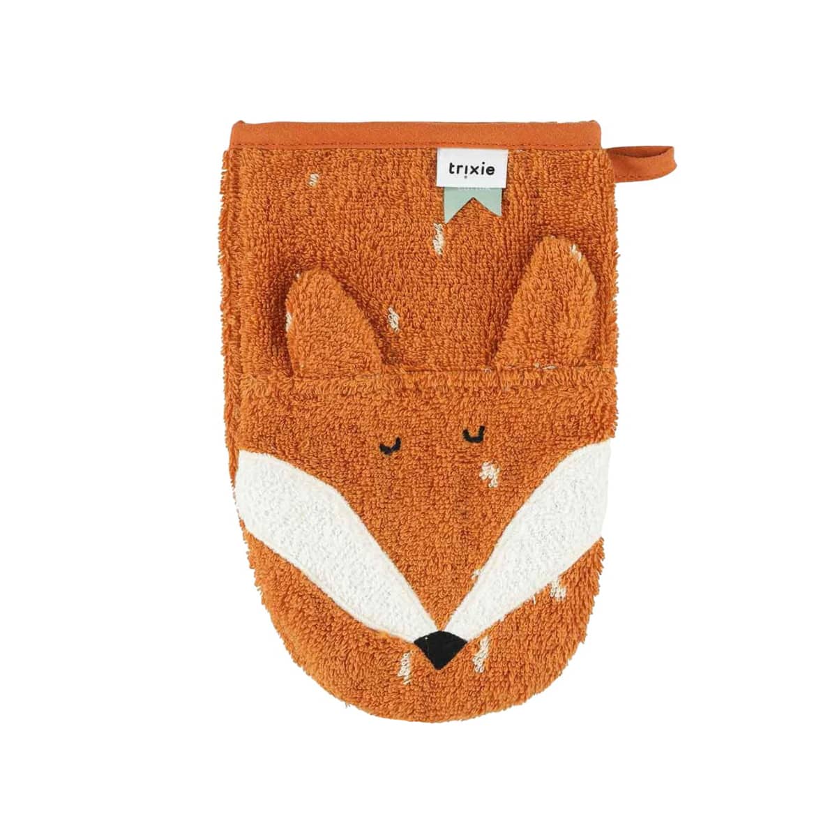 Trixie Organic Washcloths 2 Pack - Mr. Lion / Mr. Fox - Image 3