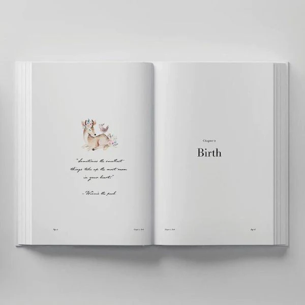 Truly Amor Bebé Baby Book With Keepsake Box And Pen - Baby Blue - Image 18