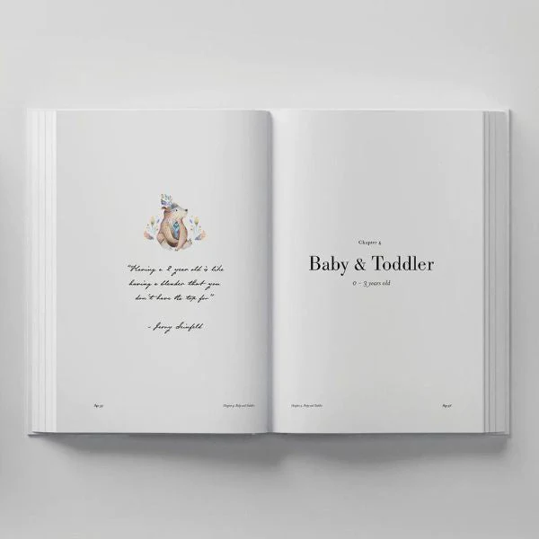 Truly Amor Bebé Baby Book With Keepsake Box And Pen - Baby Blue - Image 20