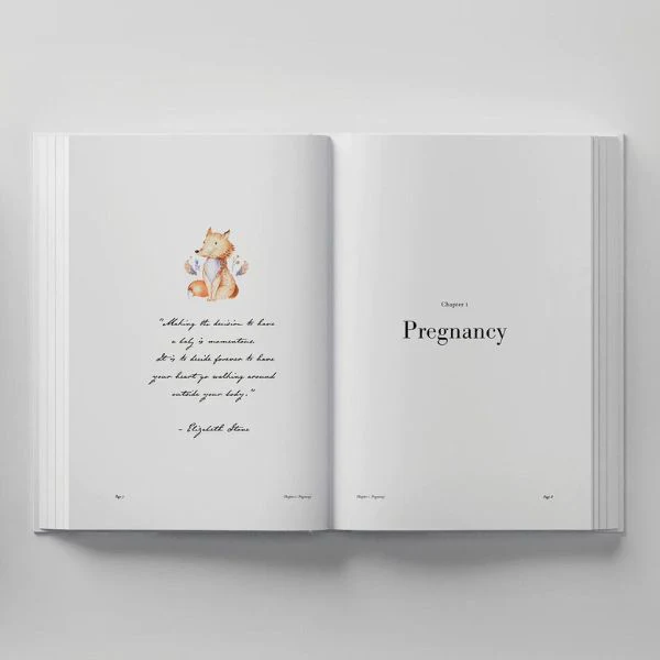 Truly Amor Bebé Baby Book With Keepsake Box And Pen - Mocha - Image 16