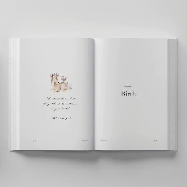 Truly Amor Bebé Baby Book With Keepsake Box And Pen - Mocha - Image 17