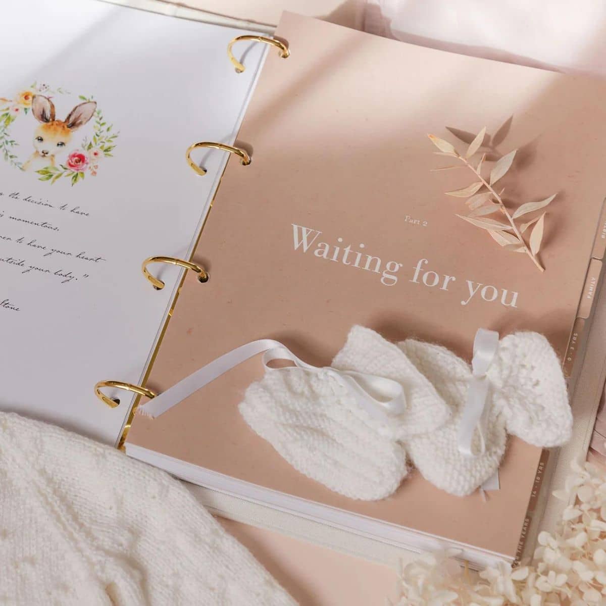 Truly Amor Bebé Baby Journal - Keepsake Binder - Image 3