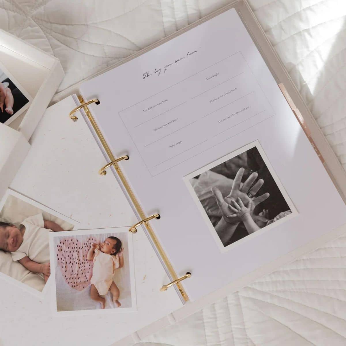 Truly Amor Bebé Baby Journal - Keepsake Binder - Image 4