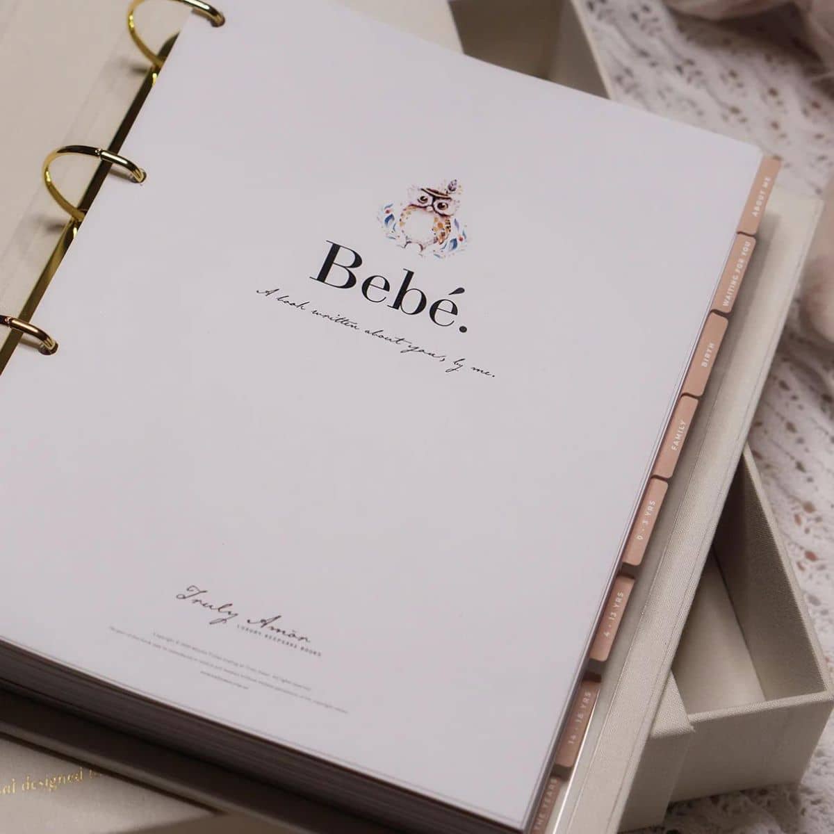 Truly Amor Bebé Baby Journal - Keepsake Binder - Image 7