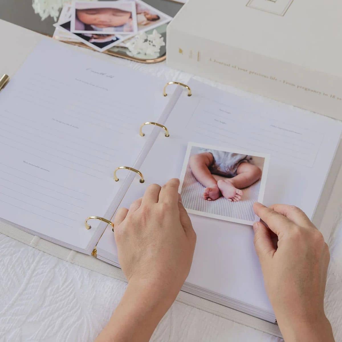 Truly Amor Bebé Baby Journal - Keepsake Binder - Image 9