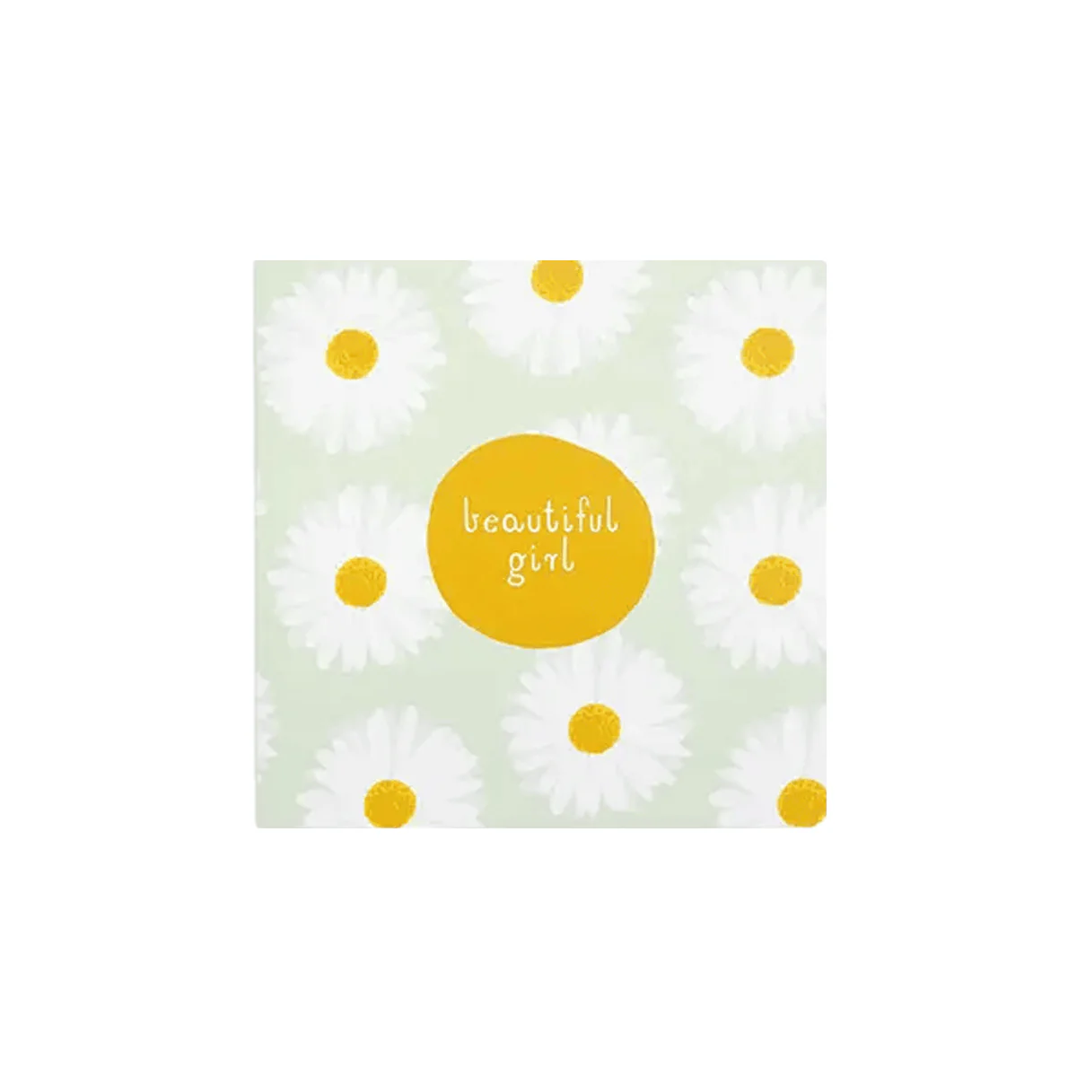 Two Little Ducklings Greeting Card - Baby Girl - Daisy Fields