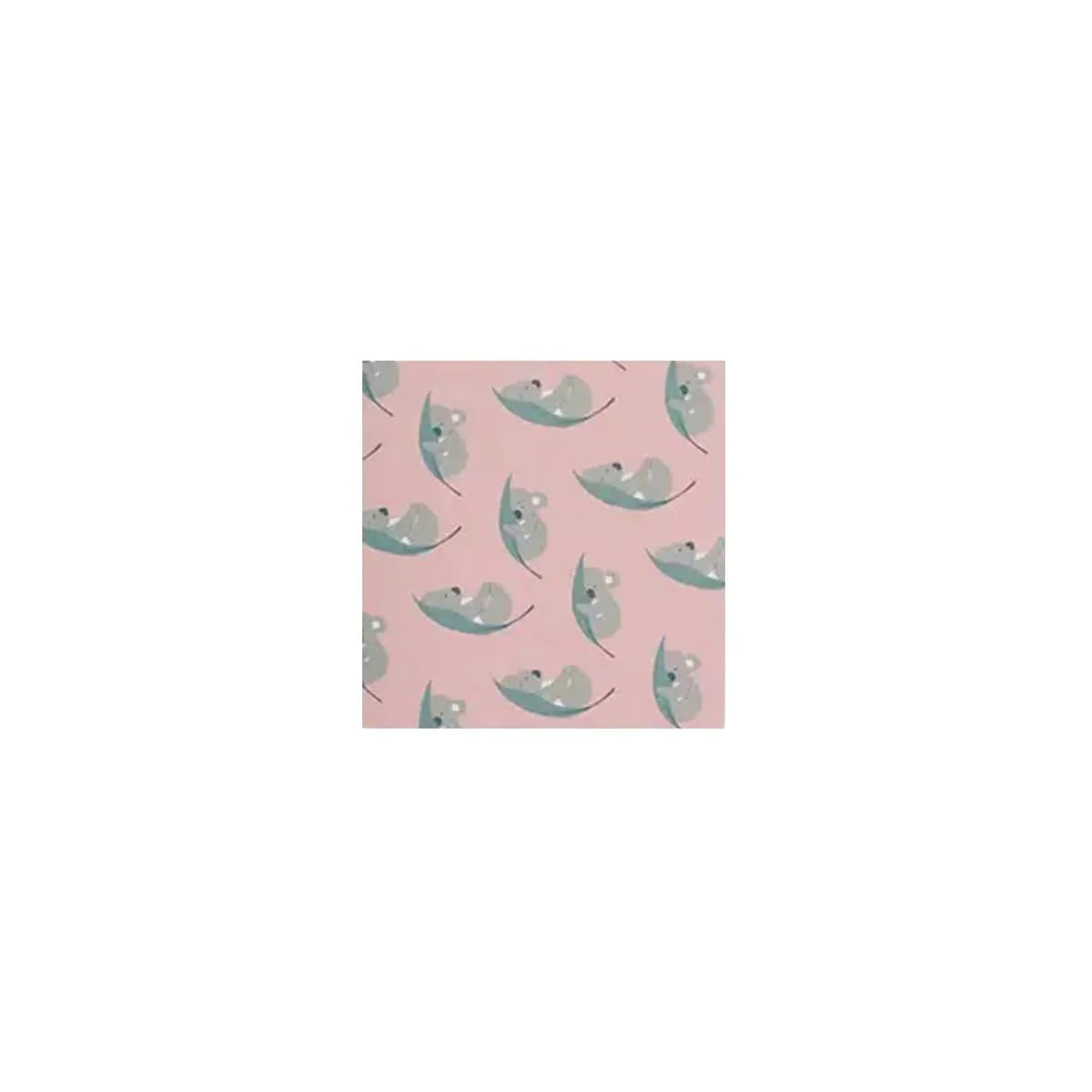 Two Little Ducklings Small Gift Card - Sleepy Koalas (Pink)