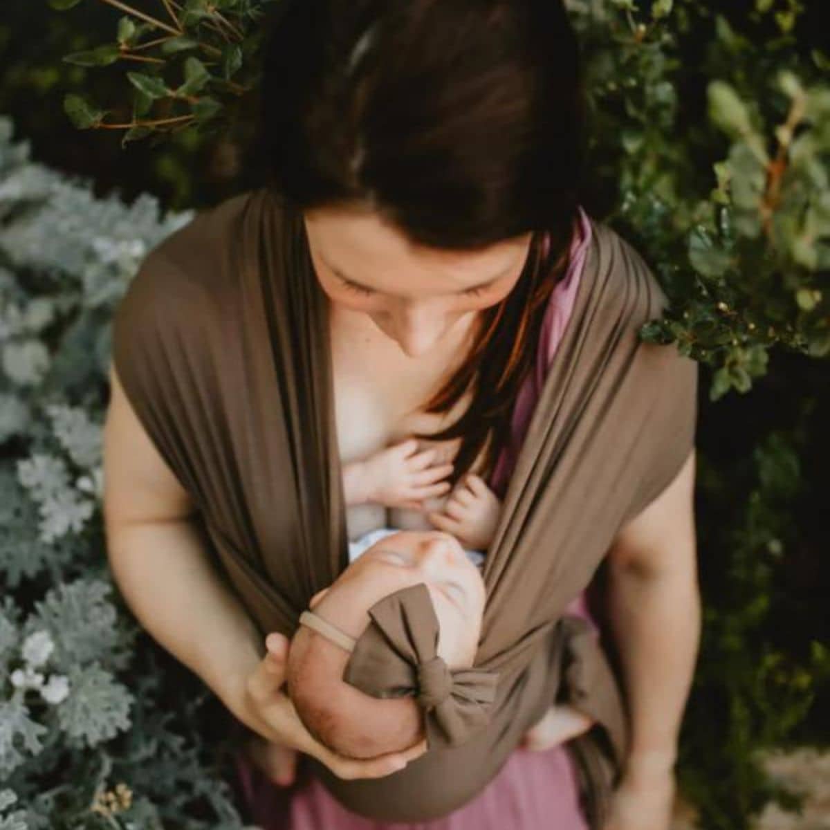 Vixsa Bamboo Blend Wrap Carrier - Cedar - Image 5