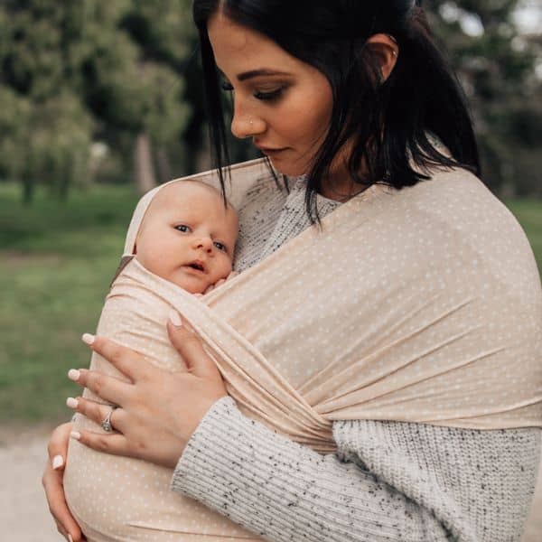 Vixsa Bamboo Blend Wrap Carrier - Pearl - Image 2