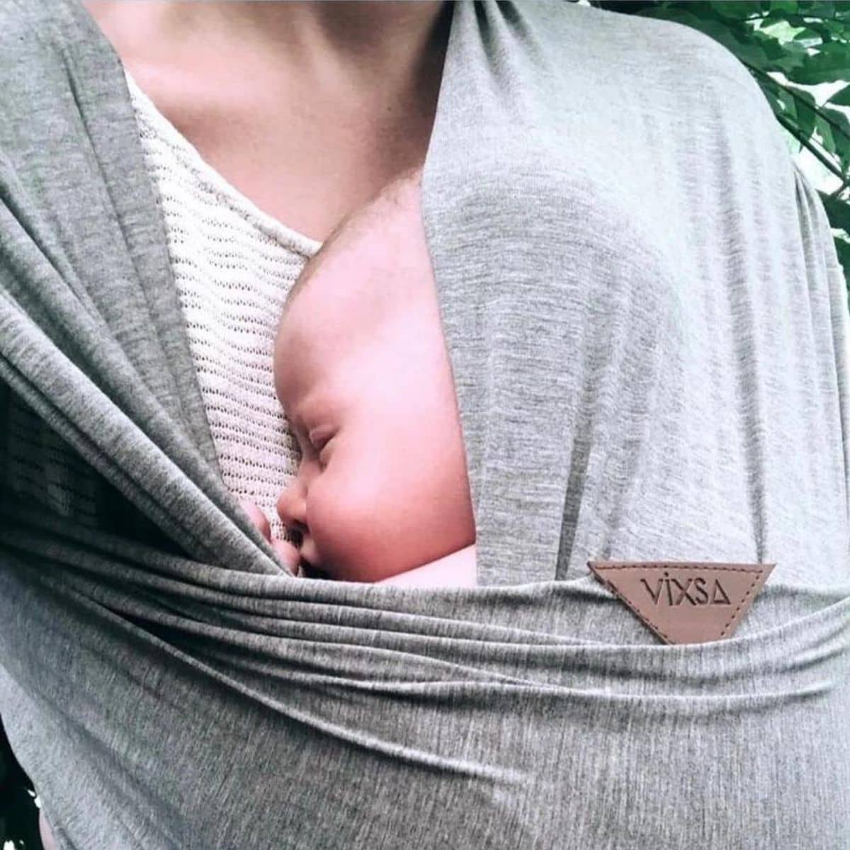Vixsa Bamboo Blend Wrap Carrier - Victoria Skies - Image 4