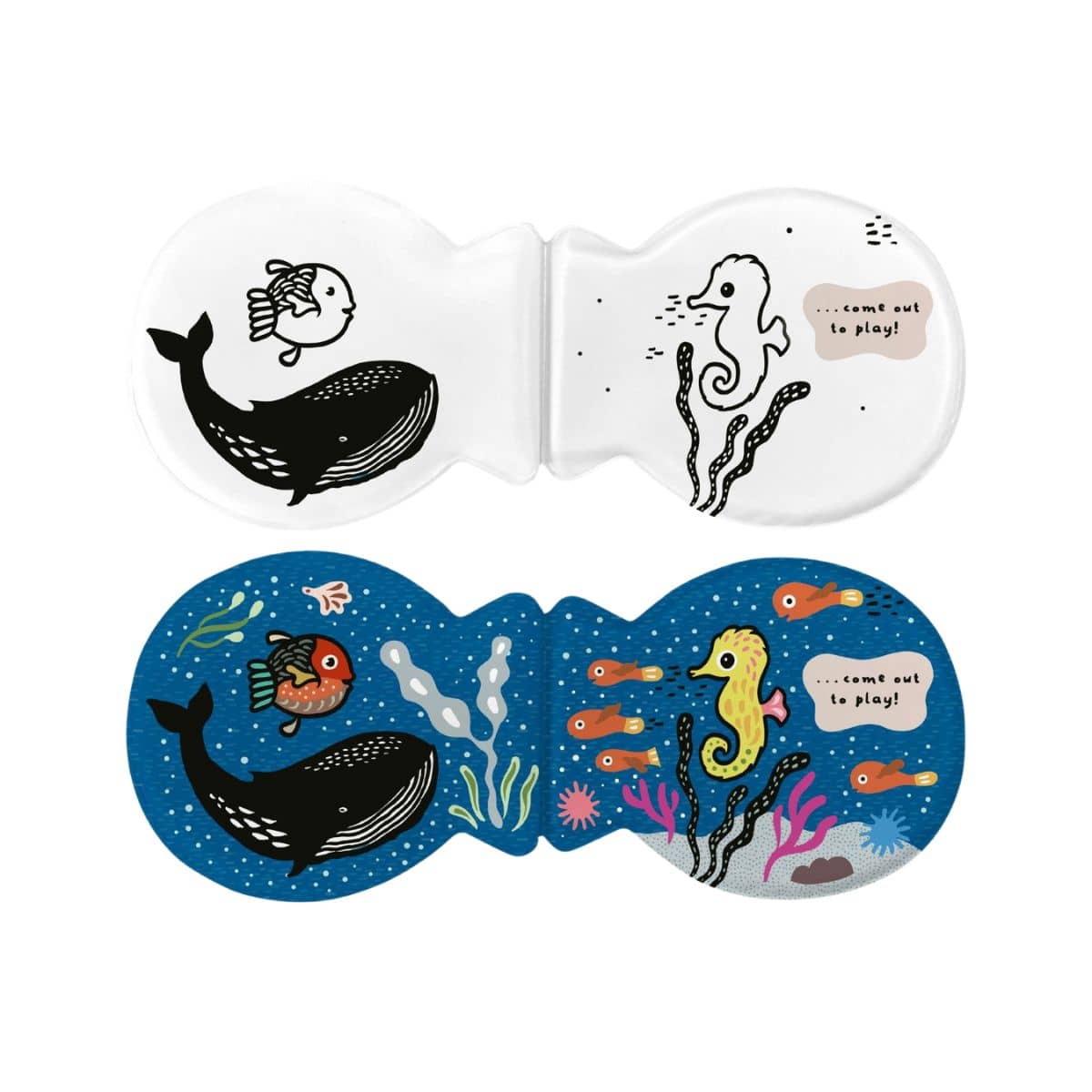 Wee Gallery Colour Me: Fish and Friends Bath Book - Image 2