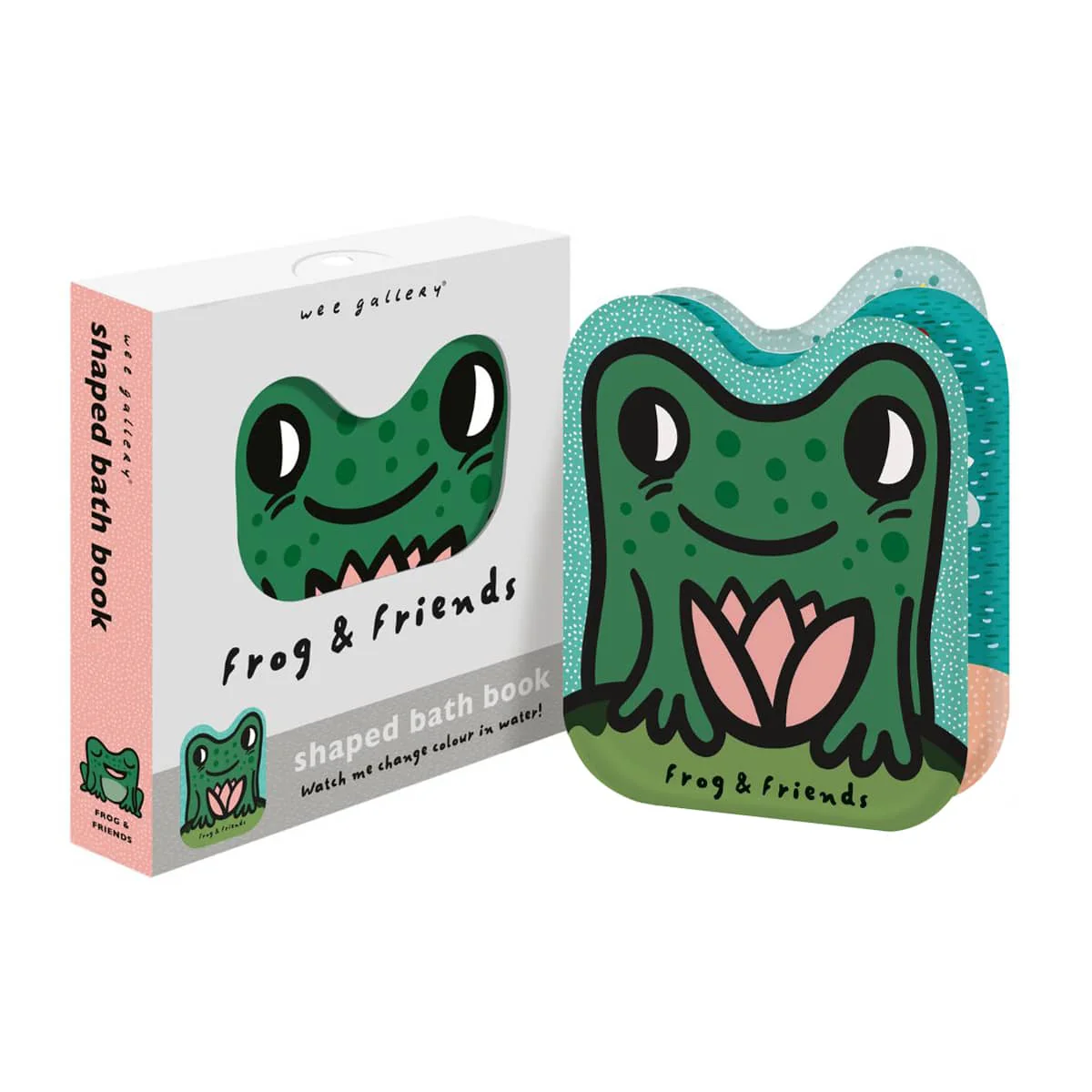 Wee Gallery Colour Me: Frog and Friends Bath Book - Image 3