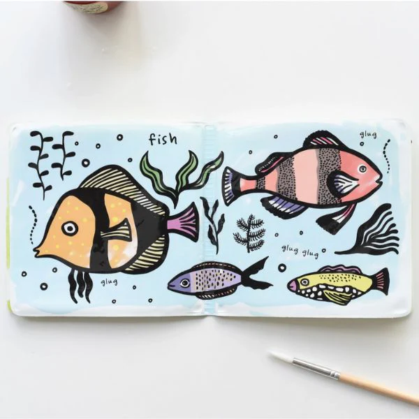 Wee Gallery Colour Me: Who's In The Ocean? Bath Book - Image 3