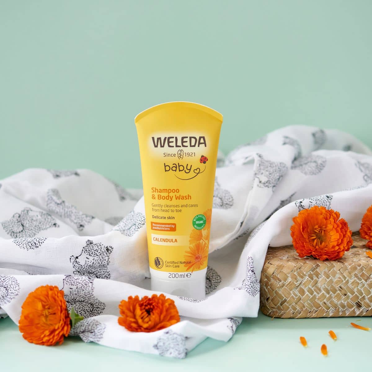 Weleda Calendula Shampoo and Body Wash - Tube - Image 7