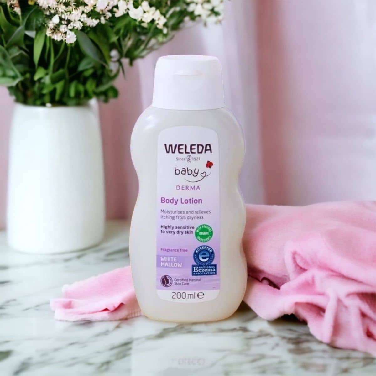 Weleda White Mallow Body Lotion - Image 8