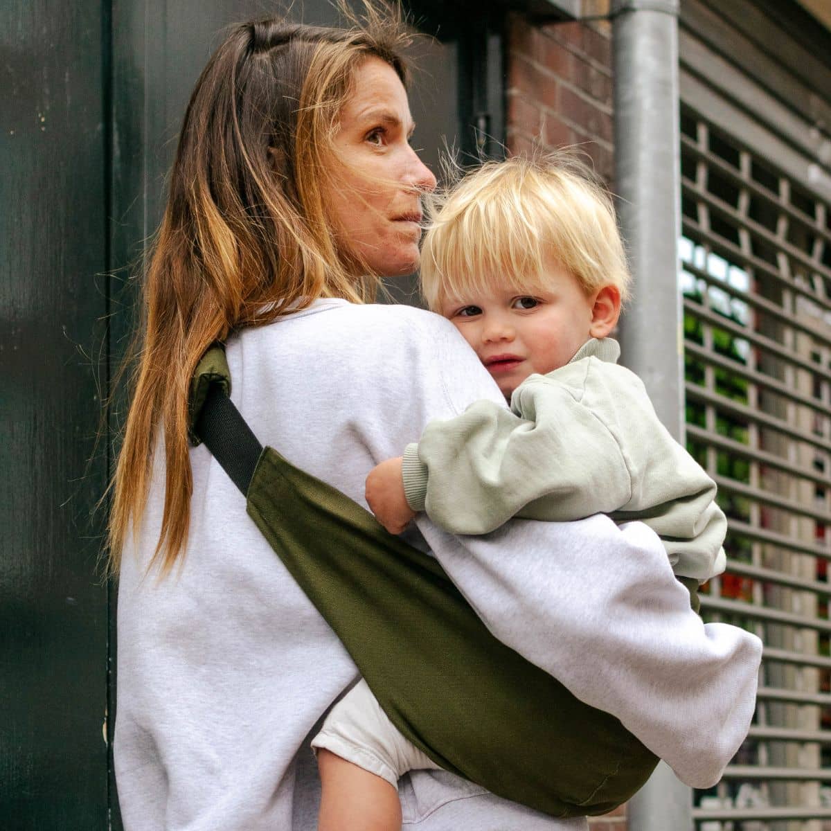 Wildride Toddler Hip Carrier - Army Green - Image 7