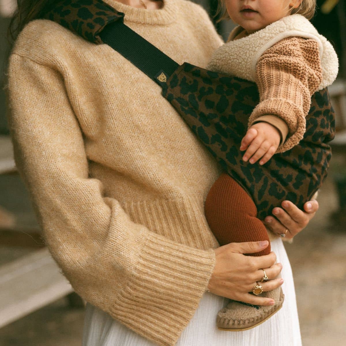 Wildride Toddler Hip Carrier - Brown Leopard - Image 4