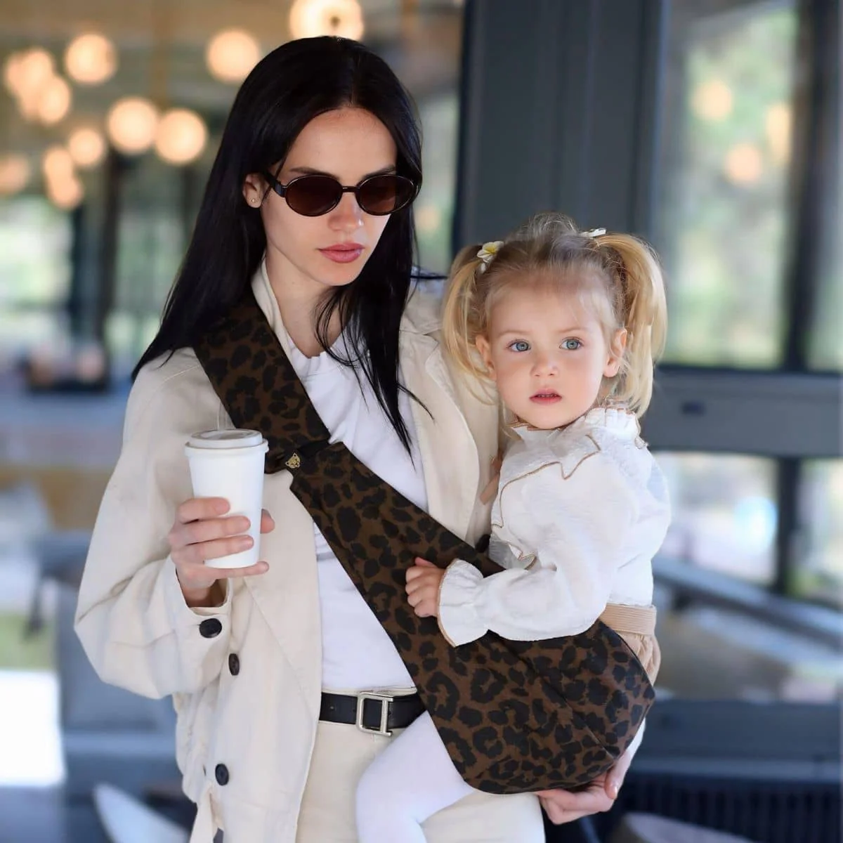 Wildride Toddler Hip Carrier - Brown Leopard - Image 5