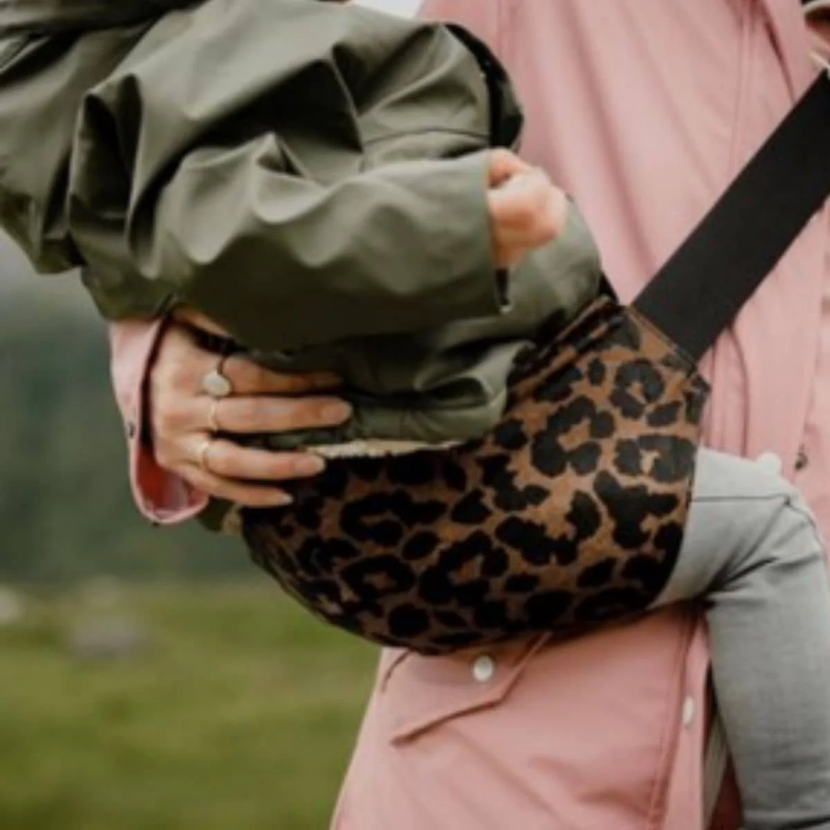 Wildride Toddler Hip Carrier - Brown Leopard - Image 6