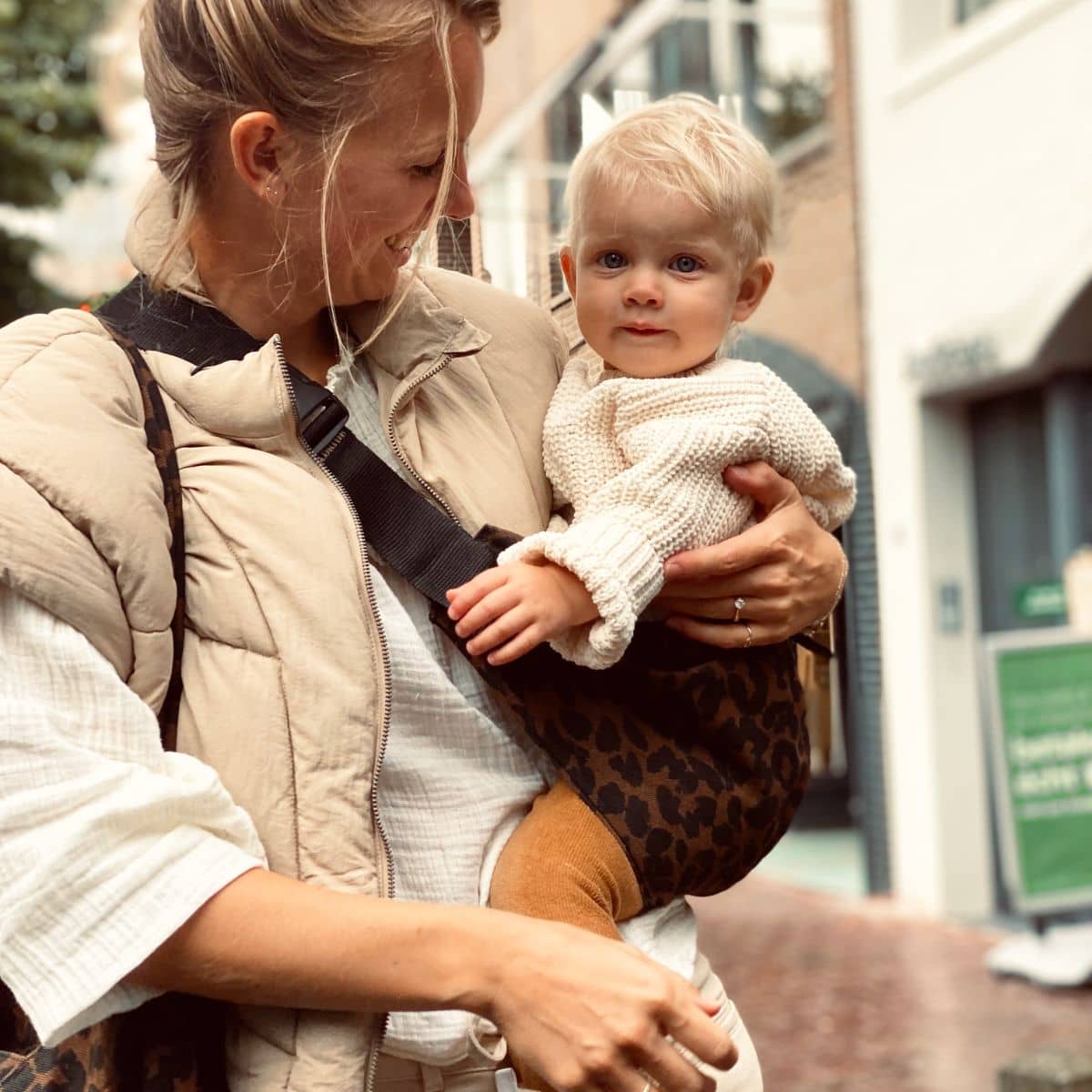 Wildride Toddler Hip Carrier - Brown Leopard - Image 8