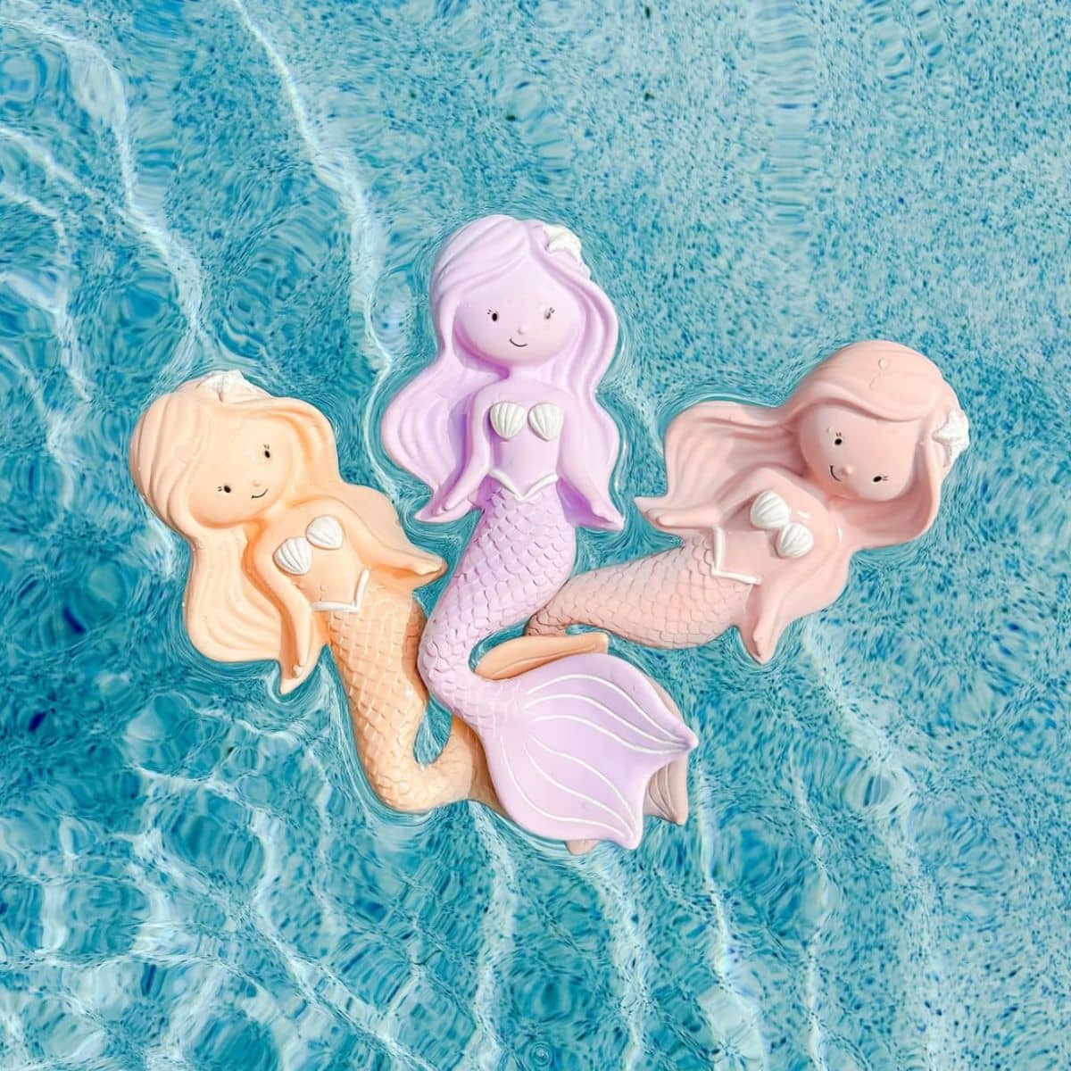 Winnie Parkes Natural Rubber Teether - Maeve the Mermaid - Berry - Image 5