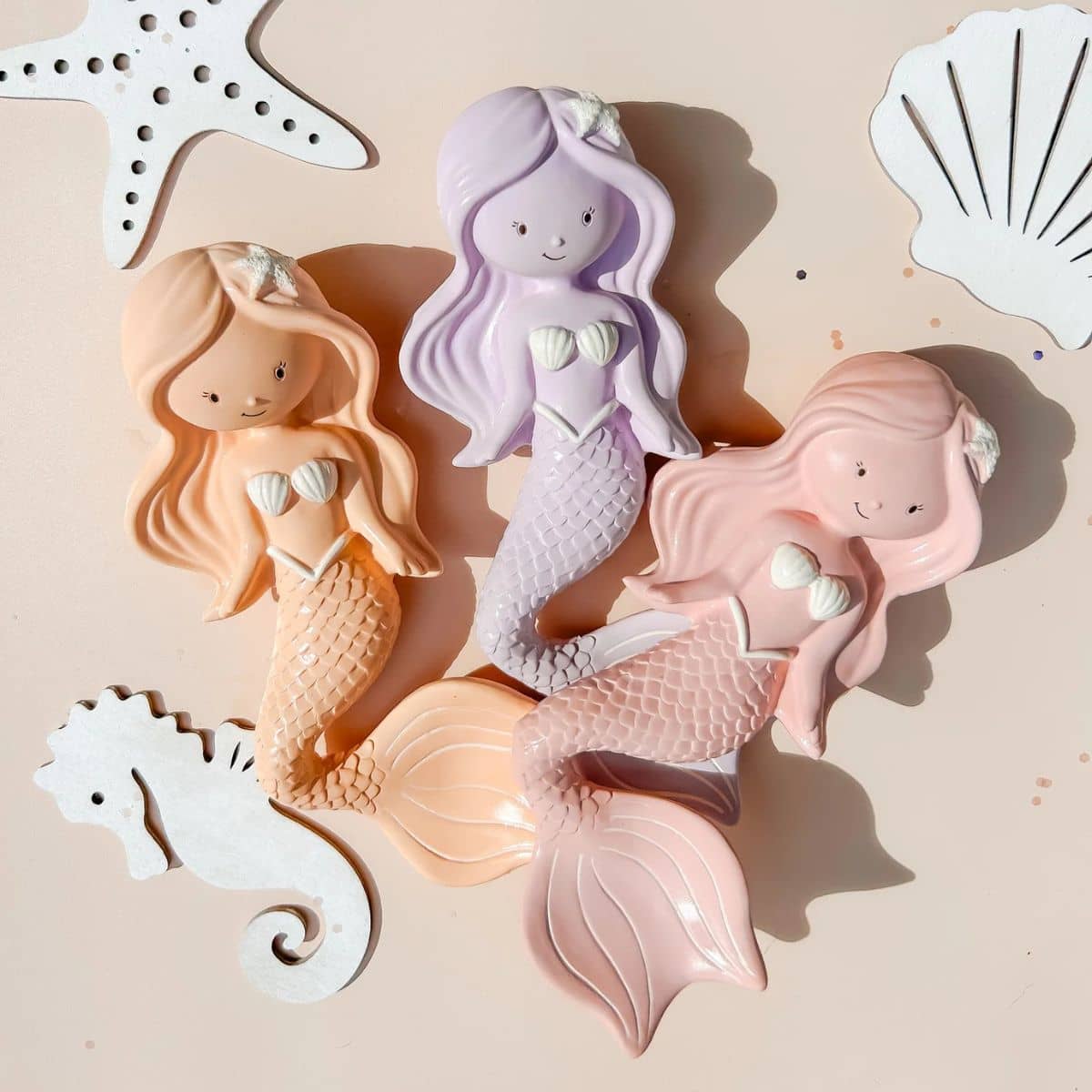 Winnie Parkes Natural Rubber Teether - Maeve the Mermaid - Berry - Image 7
