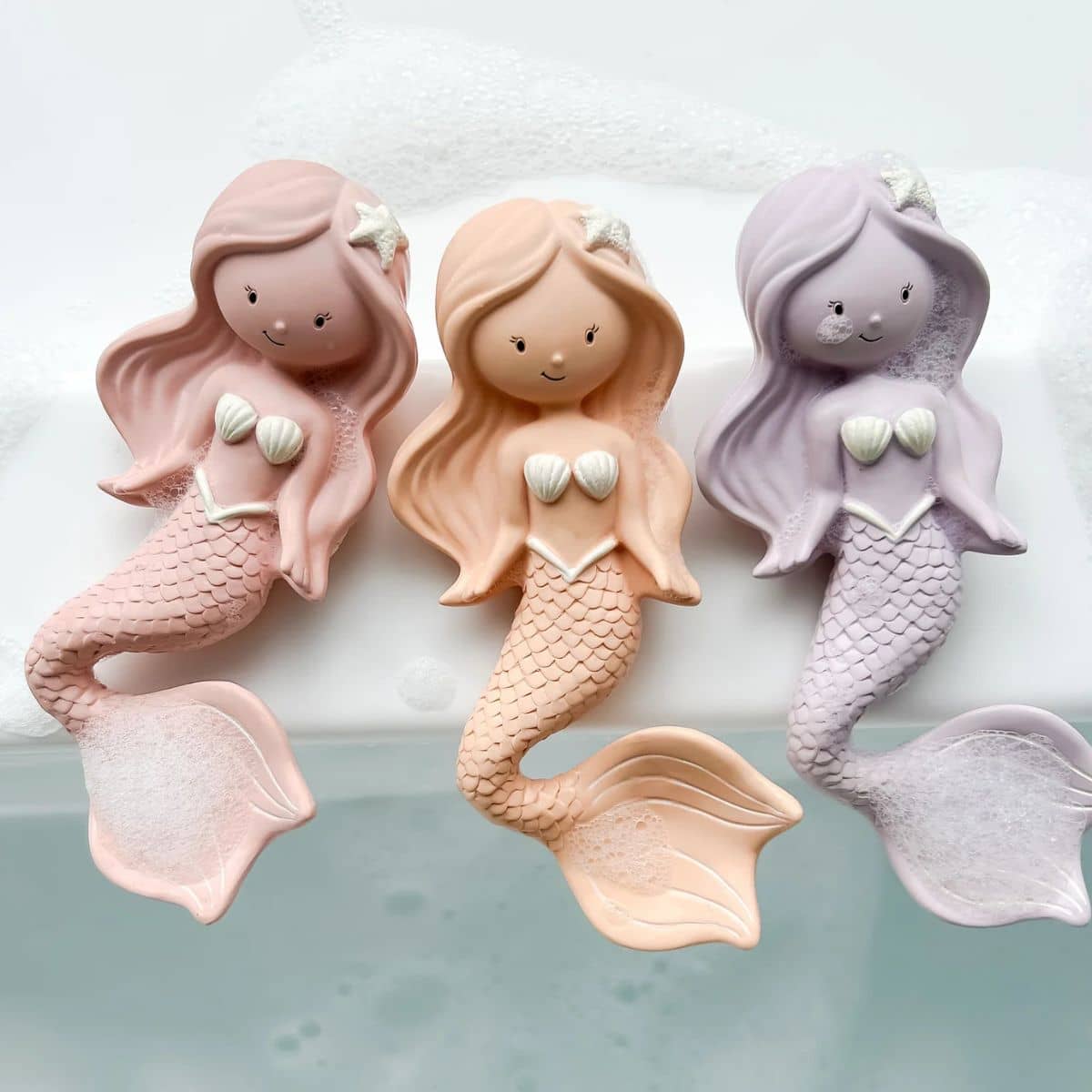 Winnie Parkes Natural Rubber Teether - Maeve the Mermaid - Berry - Image 8